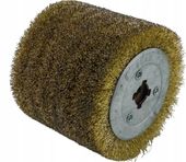 SZCZOTKA DRUCIANA WALCOWA SATYNIARKI SZLIFIERKI 120x100 DREWNA METALU