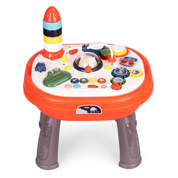 Stolik interaktywny panel edukacyjny 2w1 na klocki zdjęcie 5