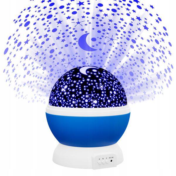 Lampka projektor Piccolo niebieski zdjęcie 1