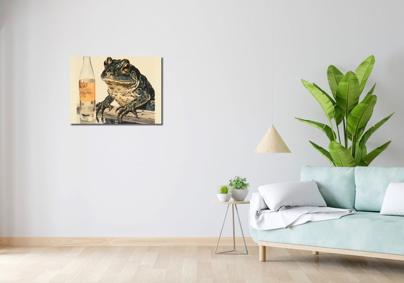 Obraz 70x50cm Refleksje Błotniaka zdjęcie 2