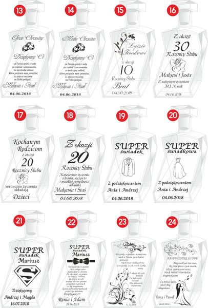 Karafka Podziękowanie dla Taty Brata Świadkowi zdjęcie 5