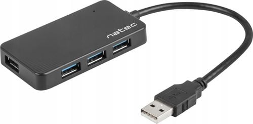 Hub USB Natec Moth 4xUSB 3.0 czarny na Arena.pl