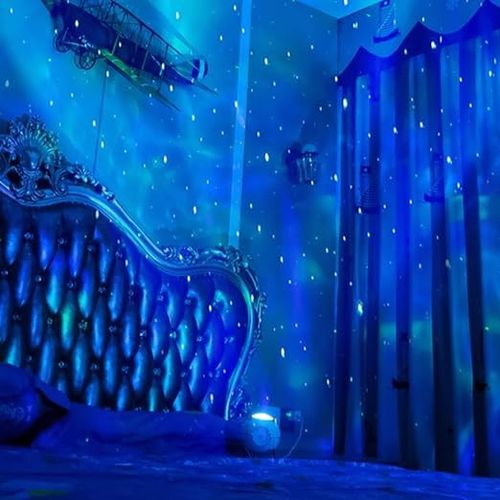 Lampka Nocna Projektor Laserowy Głośnik z Pilotem na Arena.pl