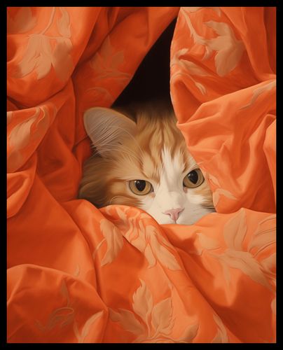 Plakat 40x50cm Ukryty Kot na Arena.pl