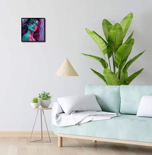 Plakat 30x30cm Neonowy Wzrok na Arena.pl