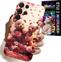 ETUI DO SAMSUNG GALAXY S23 Ultra - MISIE, LOVE YOU, SERCA WIELE WZORÓW CASE