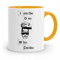 Kubek Żółty Dla Kucharza I Am The One Who Cooks Z Nadrukiem Ze Zdjęciem