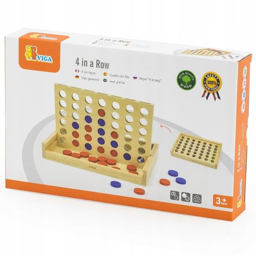 GRA LOGICZNA 4 W LINIIROW BINGO UKŁADANKA RODZINNA W RZĘDZIE VIGA na Arena.pl
