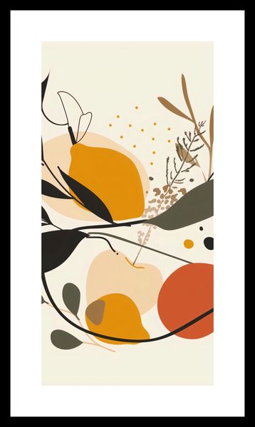 Plakat 50x100cm Botaniczny Wir zdjęcie 3