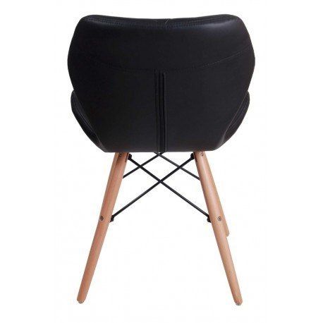 Krzesło tapicerowane MURET - czarny na Arena.pl
