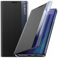 etui new sleep view case do xiaomi poco c65 / redmi 13c z klapką - czarne