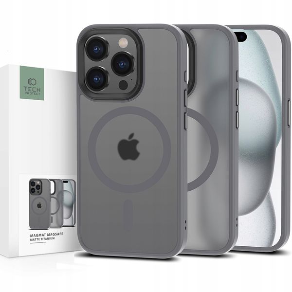 Plecki niktrade do Apple iPhone 15 Pro szary zdjęcie 6