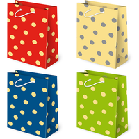 torebki ozdobne 10szt 16 x 24 x 7,5 cm t-4l set 142 grochy
