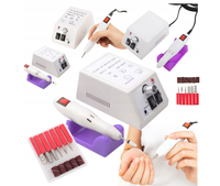 Frezarka do paznokci DM-2000 MANICURE PEDICURE mocna ZESTAW biała