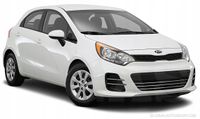 Kia Rio 5-Door - Chromowane Listwy Grill Chrom Atrapy Zderzaka Tuning