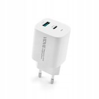Ładowarka sieciowa VIDVIE PLE248 1xUSB + 1xType C + kabel Micro 3A PD 20W b