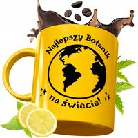 Złoty Kubek Premium Dla Botanika Na Prezent Z Nadrukiem Ze Zdjęciem