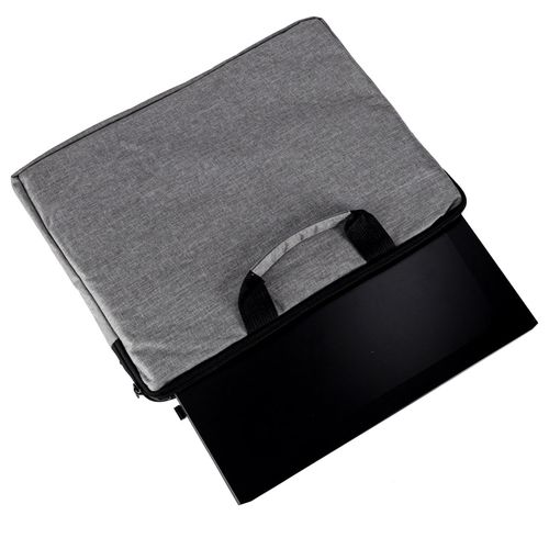 Torba na Laptopa 15,6 Cala Szara Etui Pokrowiec Biznesowy Teczka do Ręki na Arena.pl