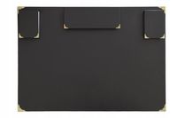 Podkład na biurko z wyposażeniem 70x50 cm - czarny