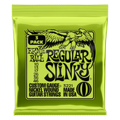 Struny do gitary elektrycznej Ernie Ball 3221 10-42 Slinky Nickel 3 Komplety