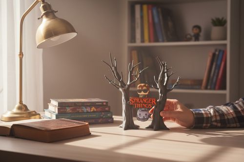 Stranger Things Upside Down Figure Stand – ekspozytor 3D do figurek na Arena.pl