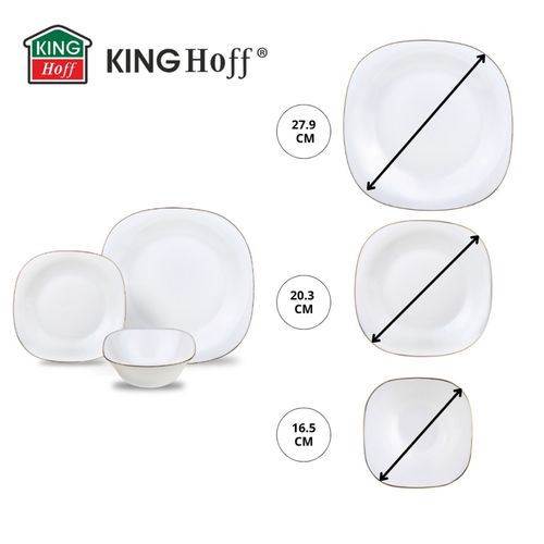 komplet obiadowy topaz dla 6 osób 18 elem. kinghoff kh-1923 na Arena.pl