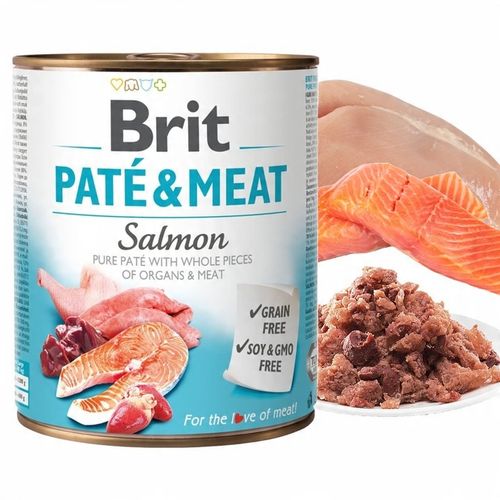BRIT PATE & MEAT Karma mokra dla psa MIX Smaków 12 x 800g bezzbożowa ADULT na Arena.pl