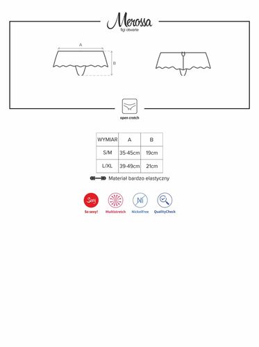 Bielizna-Merossa Figi Otwarte  S/M na Arena.pl