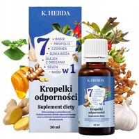 Kropelki Odporności Dla Dorosłych Z Selenem Olejkiem Z Oregano Hebda 30 ml