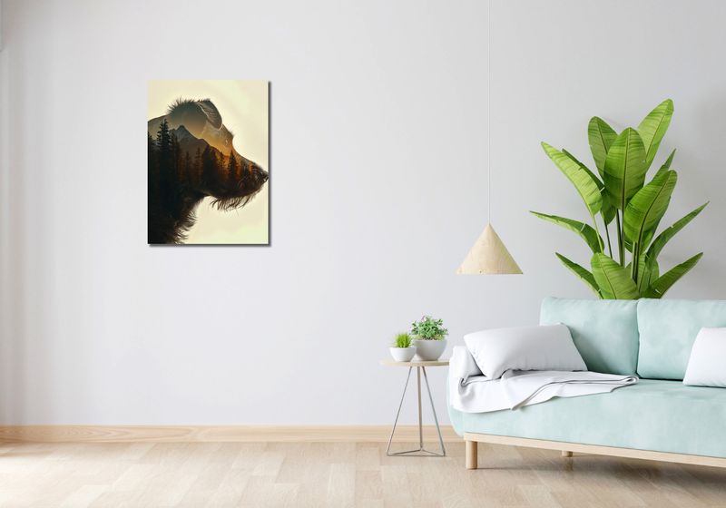 Obraz 50x70cm Psi Duch Lasu zdjęcie 2