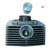 Cylinder ETZ-150 z tłokiem, pierścieniem i sworzniem,