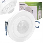 CZUJNIK RUCHU SUFITOWY PODTYNKOWY SENSOR PIR LED REGULACJA CZUJKA 800W 360°