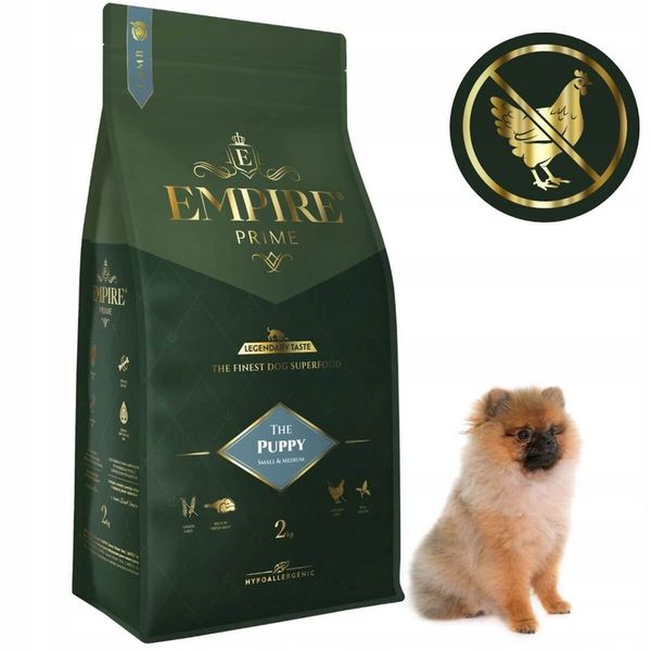 Sucha Karma EMPIRE PRIME Puppy 2kg Pomeranian Bez Kurczaka zdjęcie 1