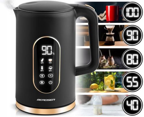 CZAJNIK ELEKTRYCZNY REGULACJA TEMPERATURY 2200W PANEL DOTYKOWY 1,7L na Arena.pl