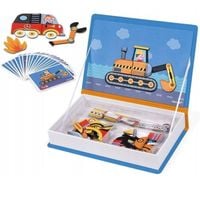 UKŁADANKA MAGNETYCZNA POJAZDY auta 3+ MAGNES JANOD