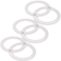 6x Uszczelki Silikonowe do Słoików Słoik Patentowy z Klipsem 11 cm