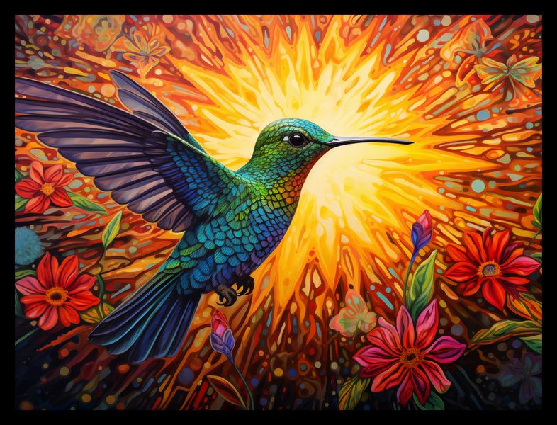 Plakat 40x30cm Koliber Barw zdjęcie 2