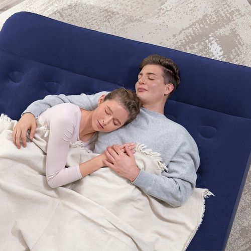 MATERAC DMUCHANY DWUOSOBOWY BESTWAY z pompką ŁÓŻKO TURYSTYCZNE 203 x 152CM na Arena.pl