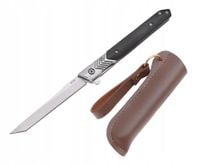 NÓŻ MYŚLIWSKI Scyzoryk Składany Turystyczny TANTO Z Pokrowcem 180342
