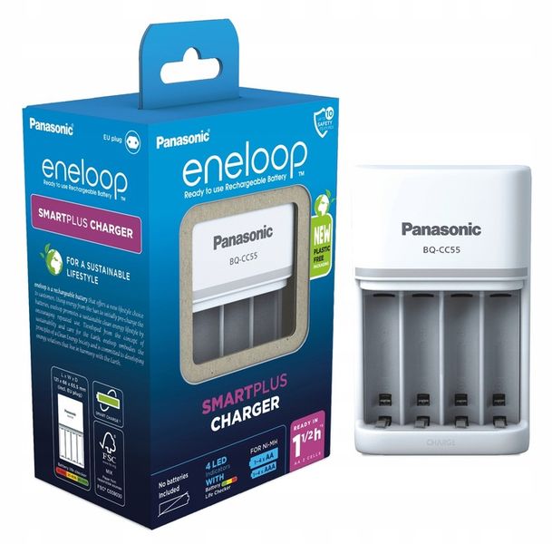 Ładowarka akumulatorków Ni-MH Panasonic Eneloop BQ-CC55 EKO zdjęcie 1