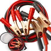 MOCNE KABLE ROZRUCHOWE PRZEWODY DO ODPALANIA SAMOCHODU 500A 2.20M ETUI