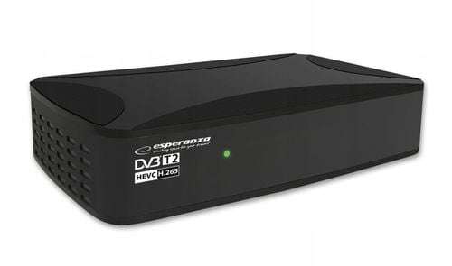 DEKODER TUNER TV NAZIEMNEJ HD DVB-T2 HEVC H.265 SCART HDMI USB + PILOT na Arena.pl