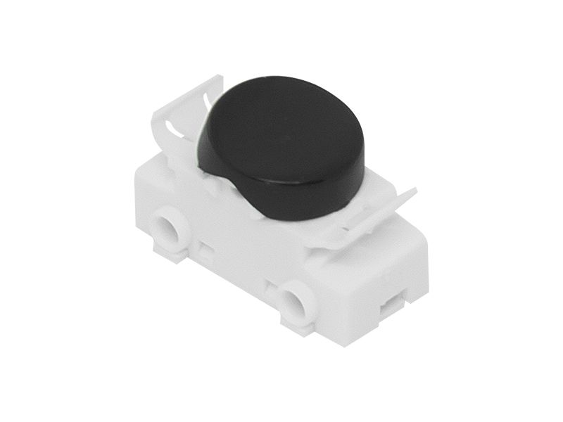 Przełącznik PP10 CZARNY 230V przelotowy zdjęcie 1