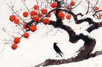 Plakat 91,5x60cm Kruk przy Drzewie