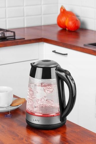 CZAJNIK ELEKTRYCZNY BEZPRZEWODOWY 1,7l 2200W SZKLANY LED REGULACJA na Arena.pl