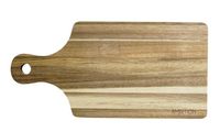 DESKA DO KROJENIA AKACJOWA AMBITION PARMA Z UCHWYTEM 32,5 X 16 CM