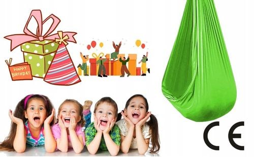 HUŚTAWKA DLA DZIECI HAMAK CHUSTA SENSORYCZNA AKROBATYCZNA JOGA + MOCOWANIE na Arena.pl