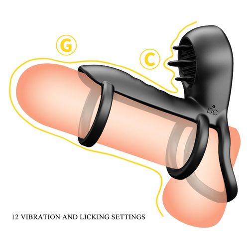 Pretty Love - Vibrating Penis Sling Jammy, 12 Vibration Functions 12 na Arena.pl