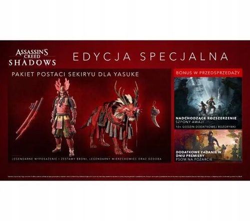 Assassins Creed Shadows Edycja Specjalna PS5 na Arena.pl