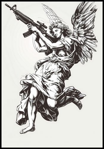 Plakat 68x98cm Anioł Wojny na Arena.pl